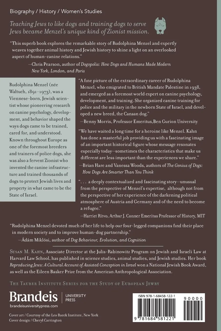 Rückseite: 9781684581221 | Canine Pioneer | The Extraordinary Life of Rudolphina Menzel | Kahn