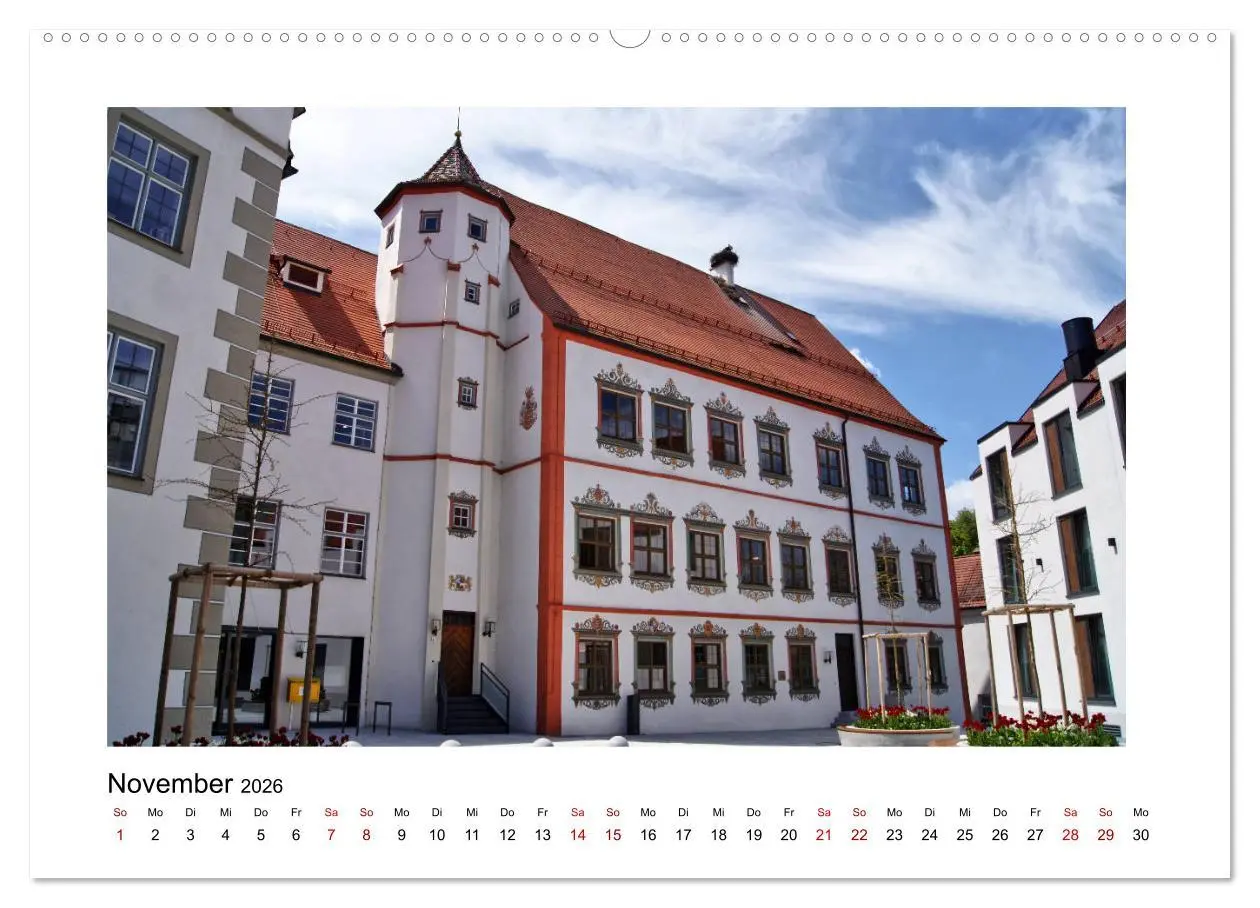 Bild: 9783457741221 | Weißenhorn (hochwertiger Premium Wandkalender 2026 DIN A2 quer),...