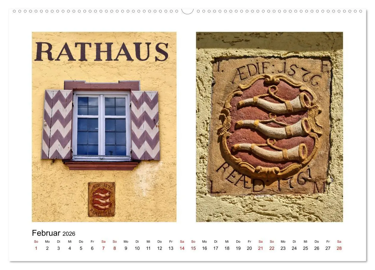 Bild: 9783457741221 | Weißenhorn (hochwertiger Premium Wandkalender 2026 DIN A2 quer),...