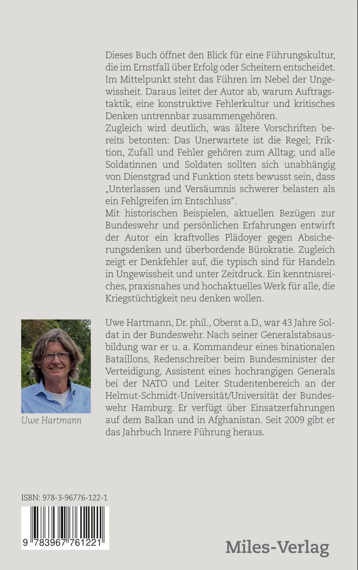 Rückseite: 9783967761221 | Führen im Nebel der Ungewissheit | Uwe Hartmann | Taschenbuch | 208 S.