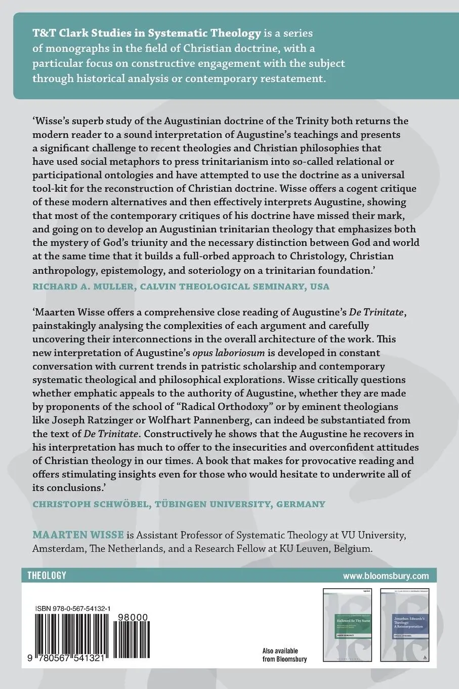 Rückseite: 9780567541321 | Trinitarian Theology Beyond Participation | Wisse Maarten (u. a.)
