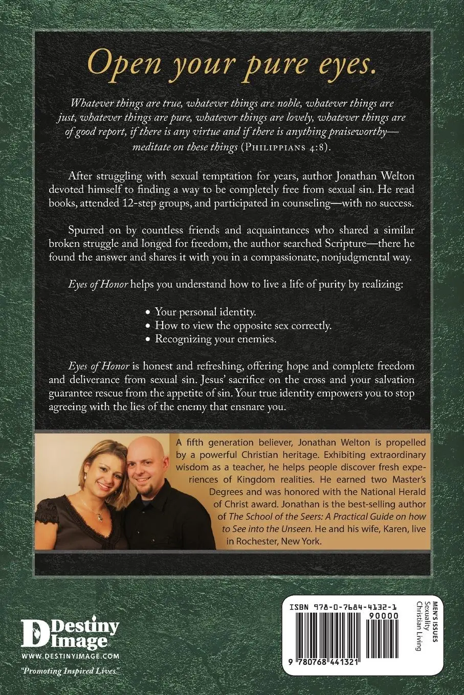 Rückseite: 9780768441321 | Eyes of Honor | Training for Purity and Righteousness | Welton | Buch