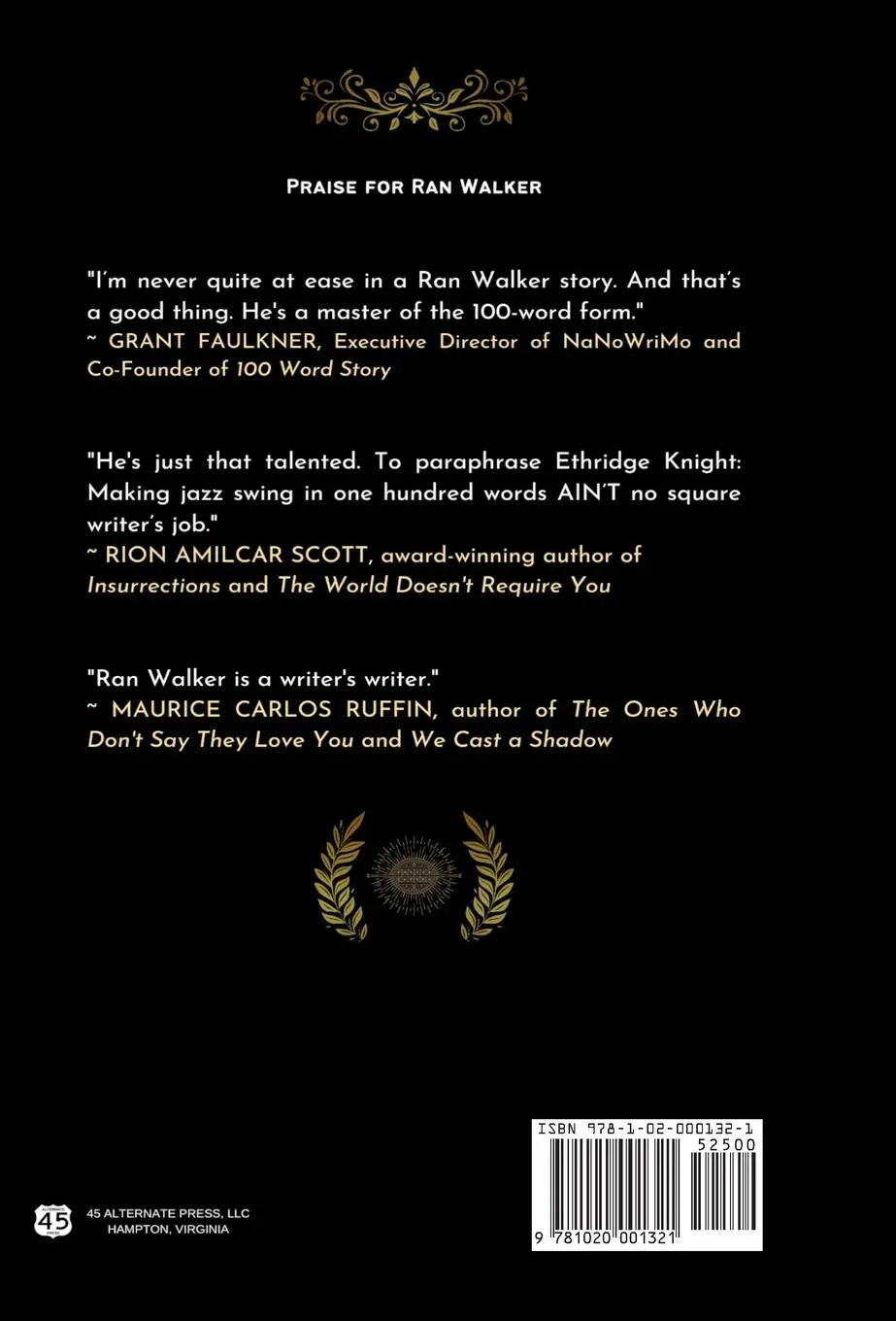 Rückseite: 9781020001321 | The Library of Afro Curiosities | 100-Word Stories | Ran Walker | Buch