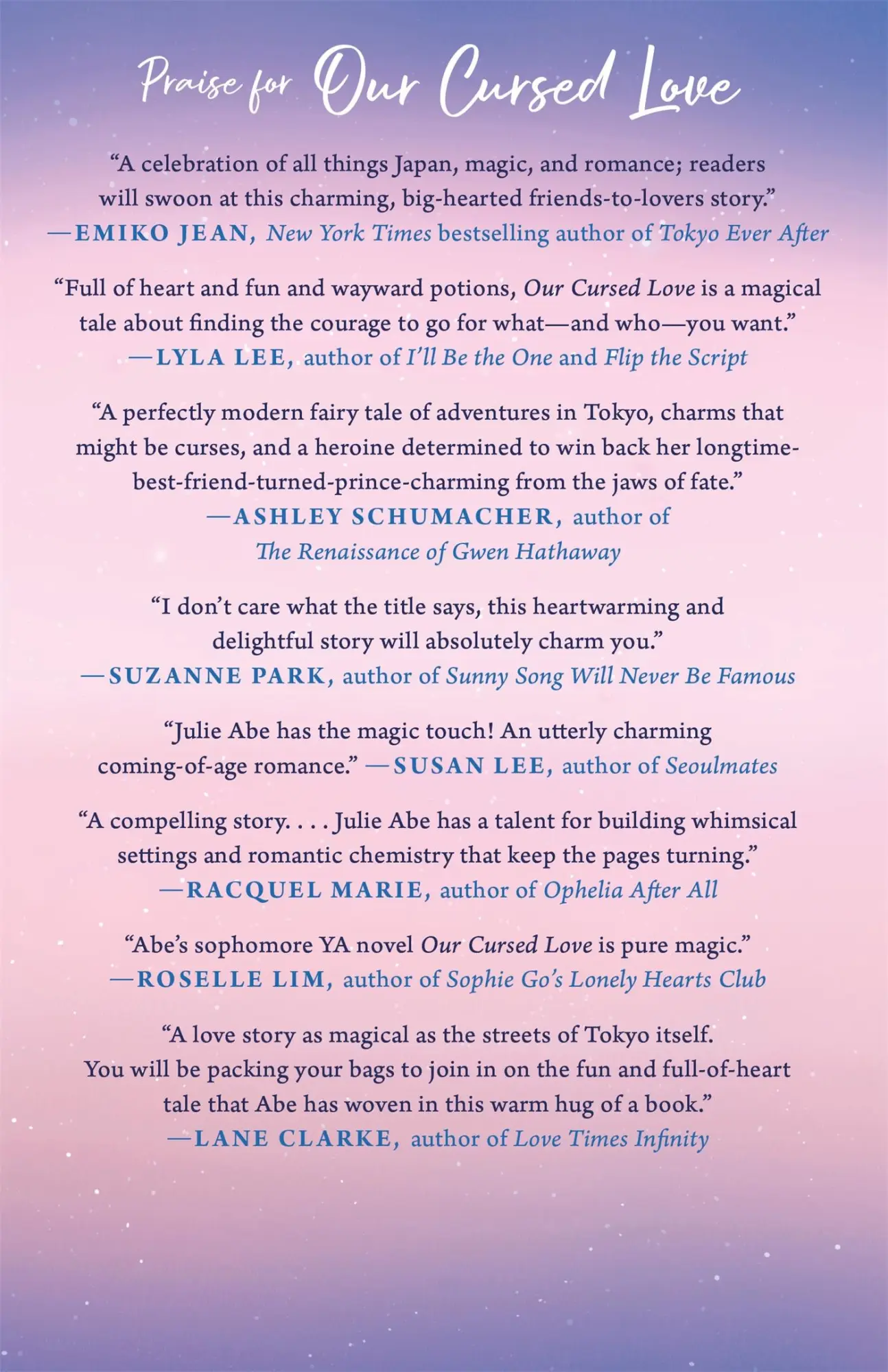 Rückseite: 9781250851321 | Our Cursed Love | Julie Abe | Buch | Gebunden | Englisch | 2023