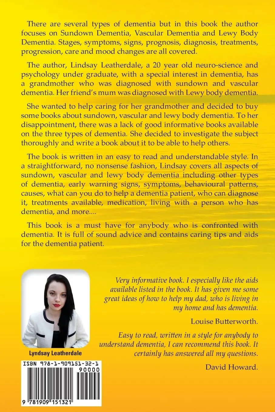 Rückseite: 9781909151321 | Sundown Dementia, Vascular Dementia and Lewy Body Dementia...