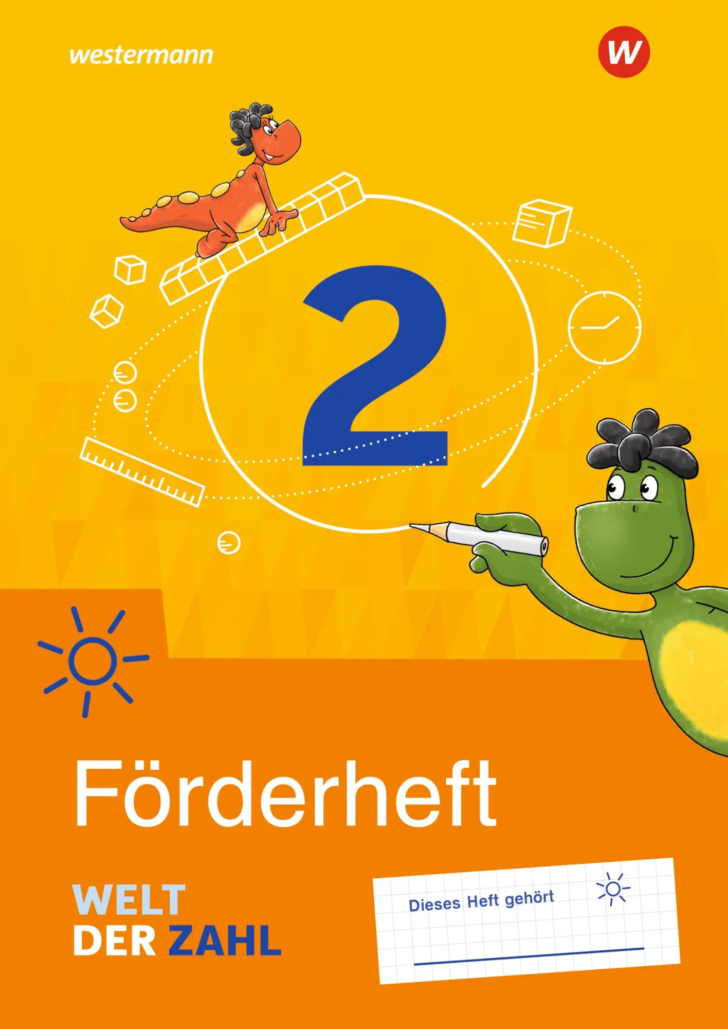 Cover: 9783141061321 | Welt der Zahl 2. Förderarbeitsheft. Allgemeine Ausgabe | Ausgabe 2021