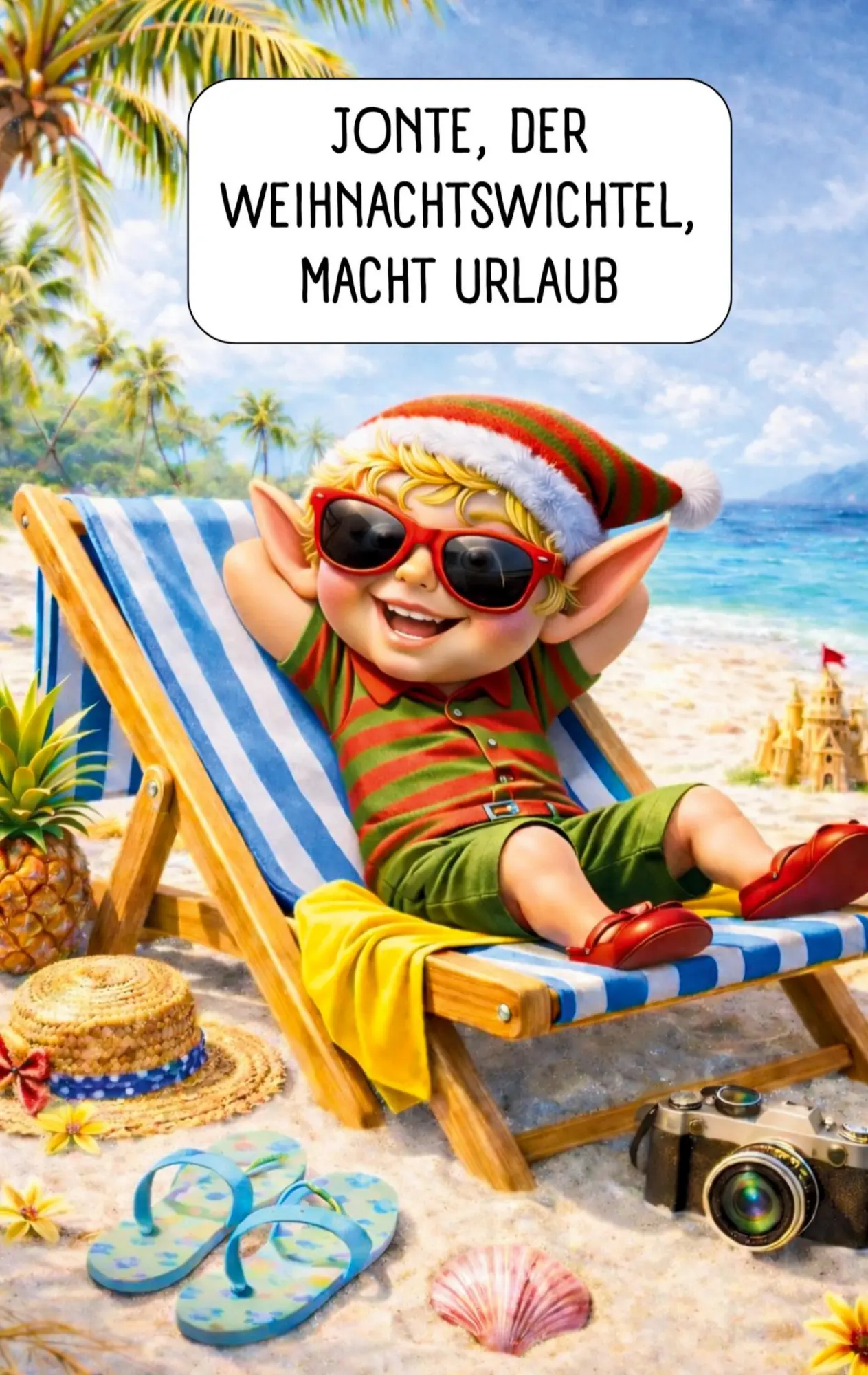 Cover: 9783384851321 | Jonte, der Weihnachtswichtel, macht Urlaub | Barbara Herzlich | Buch