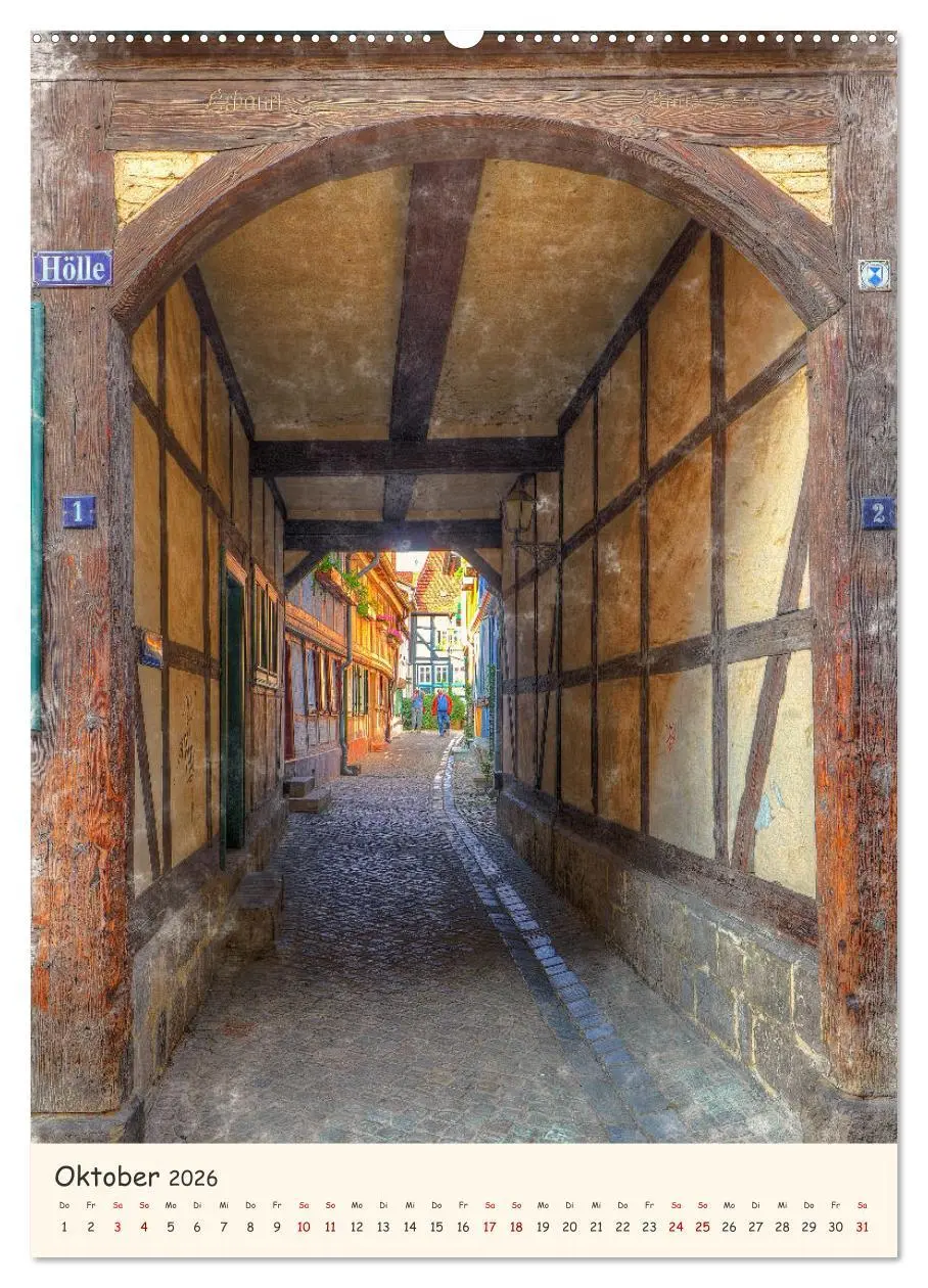 Bild: 9783516371321 | Quedlinburg - unsere Stadt (Wandkalender 2026 DIN A2 hoch),...
