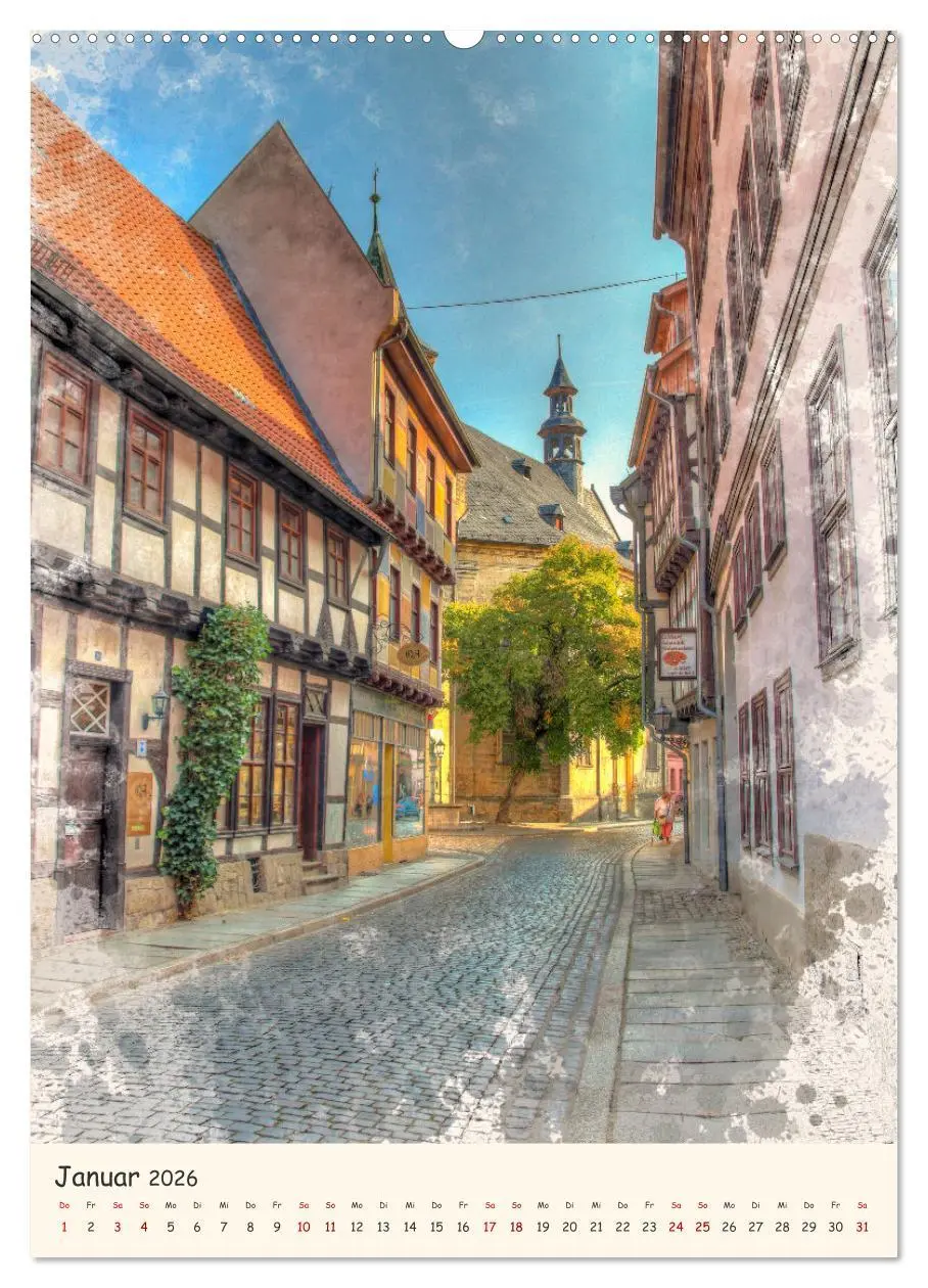 Bild: 9783516371321 | Quedlinburg - unsere Stadt (Wandkalender 2026 DIN A2 hoch),...