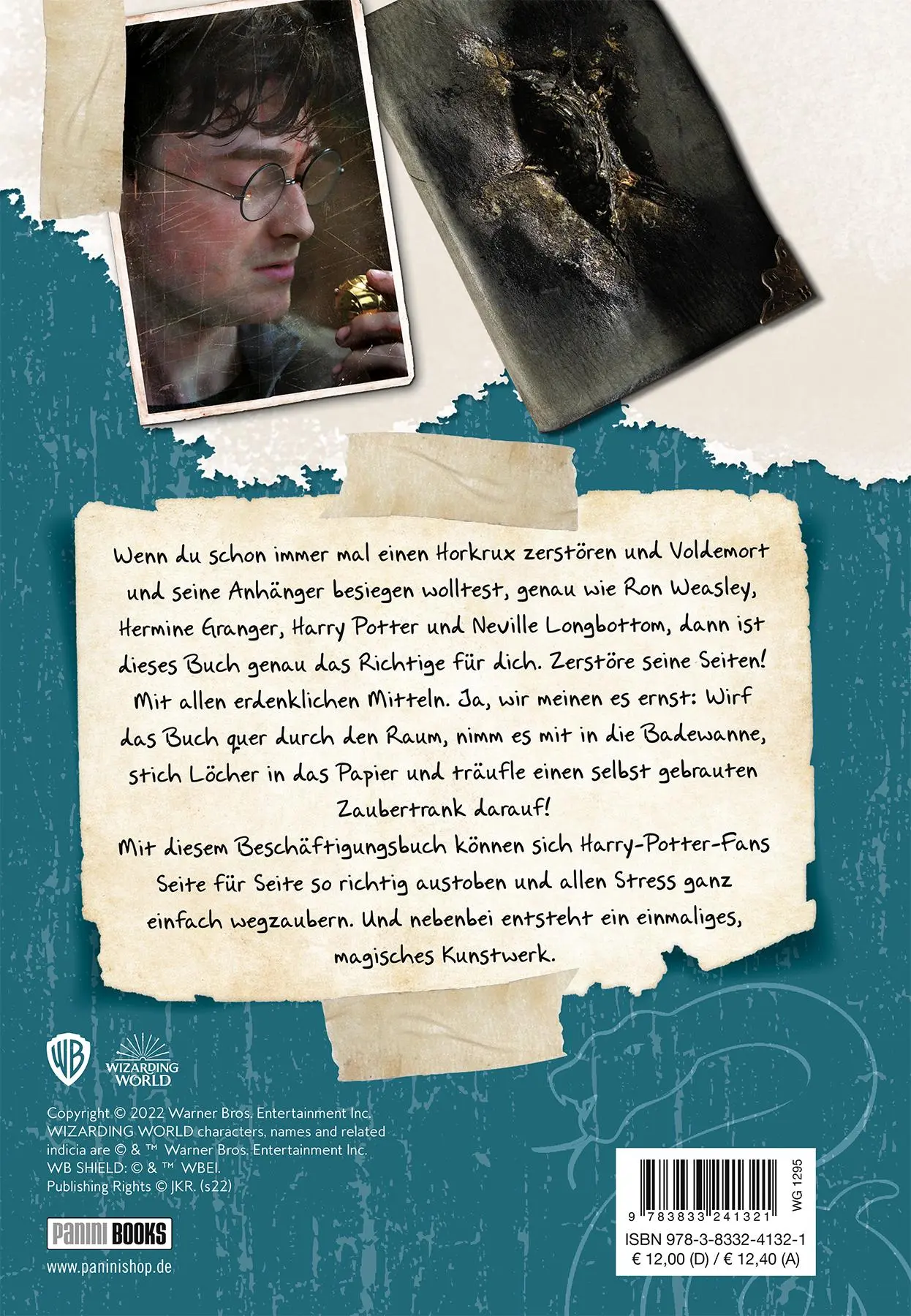 Rückseite: 9783833241321 | Aus den Filmen zu Harry Potter: Zerstöre die Horkruxe! | Crawford