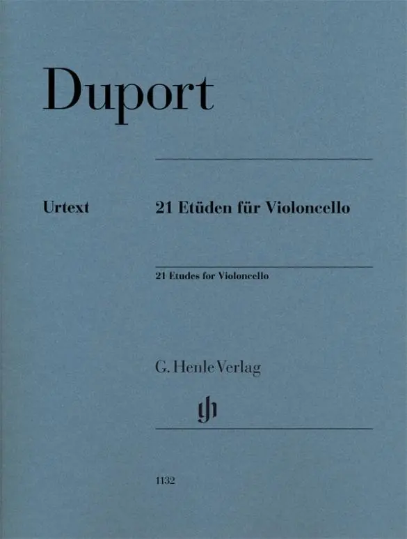 Cover: 9790201811321 | Duport, Jean-Louis - 21 Etüden für Violoncello | Norbert Gertsch | VI