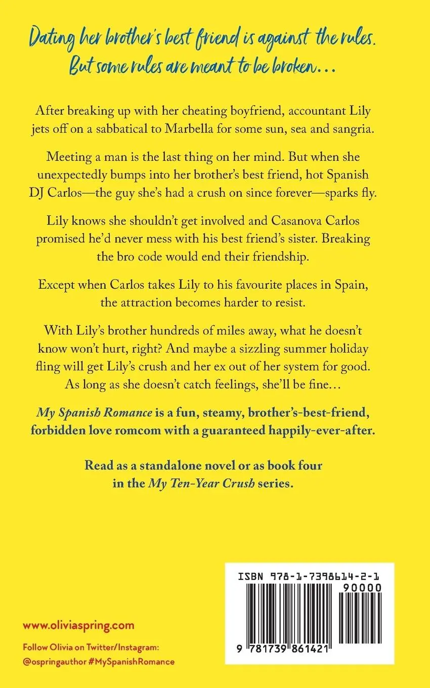 Rückseite: 9781739861421 | My Spanish Romance | Falling For My Brother's Best Friend | Spring