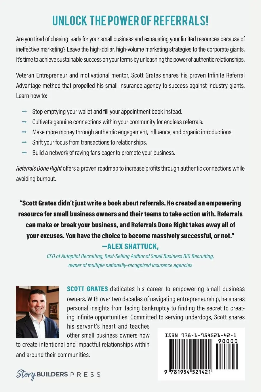 Rückseite: 9781954521421 | Referrals Done Right | Scott Grates | Taschenbuch | Englisch | 2024