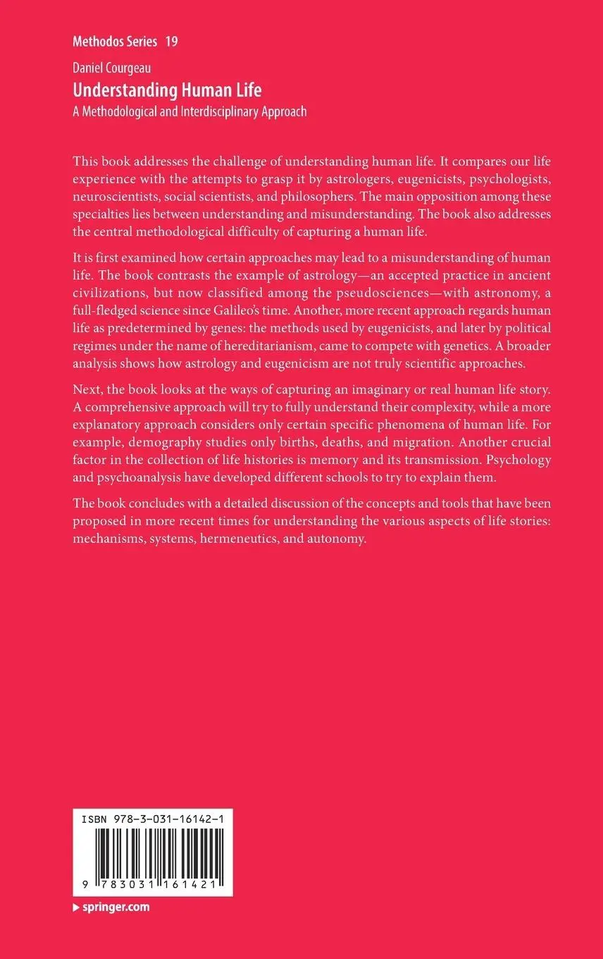 Rückseite: 9783031161421 | Understanding Human Life | Daniel Courgeau | Buch | xv | Englisch