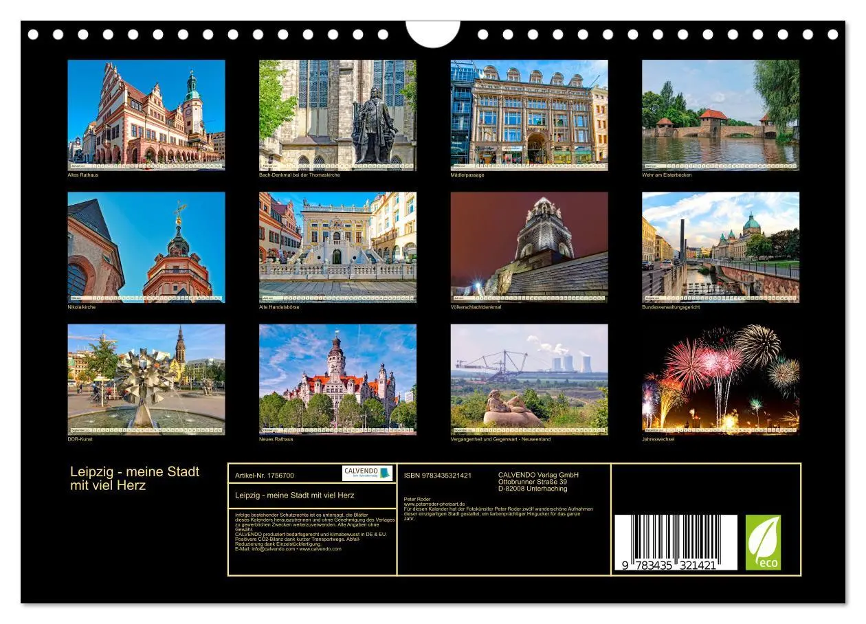 Bild: 9783435321421 | Leipzig - meine Stadt mit viel Herz (Wandkalender 2025 DIN A4...