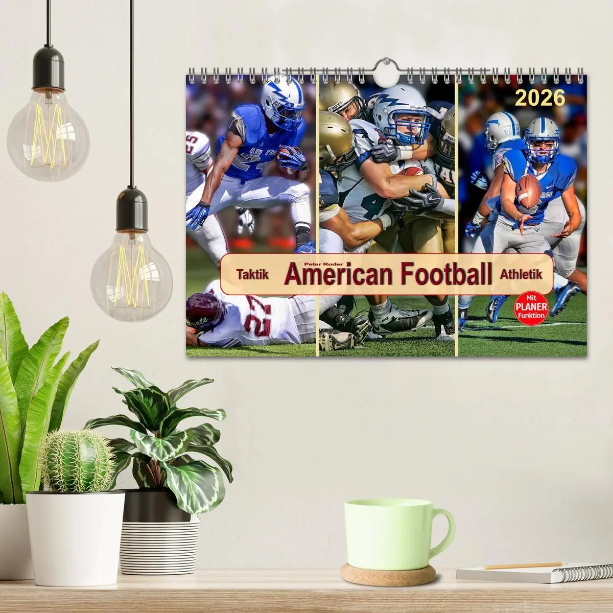 Bild: 9783457961421 | American Football - Taktik und Athletik (Wandkalender 2026 DIN A4...
