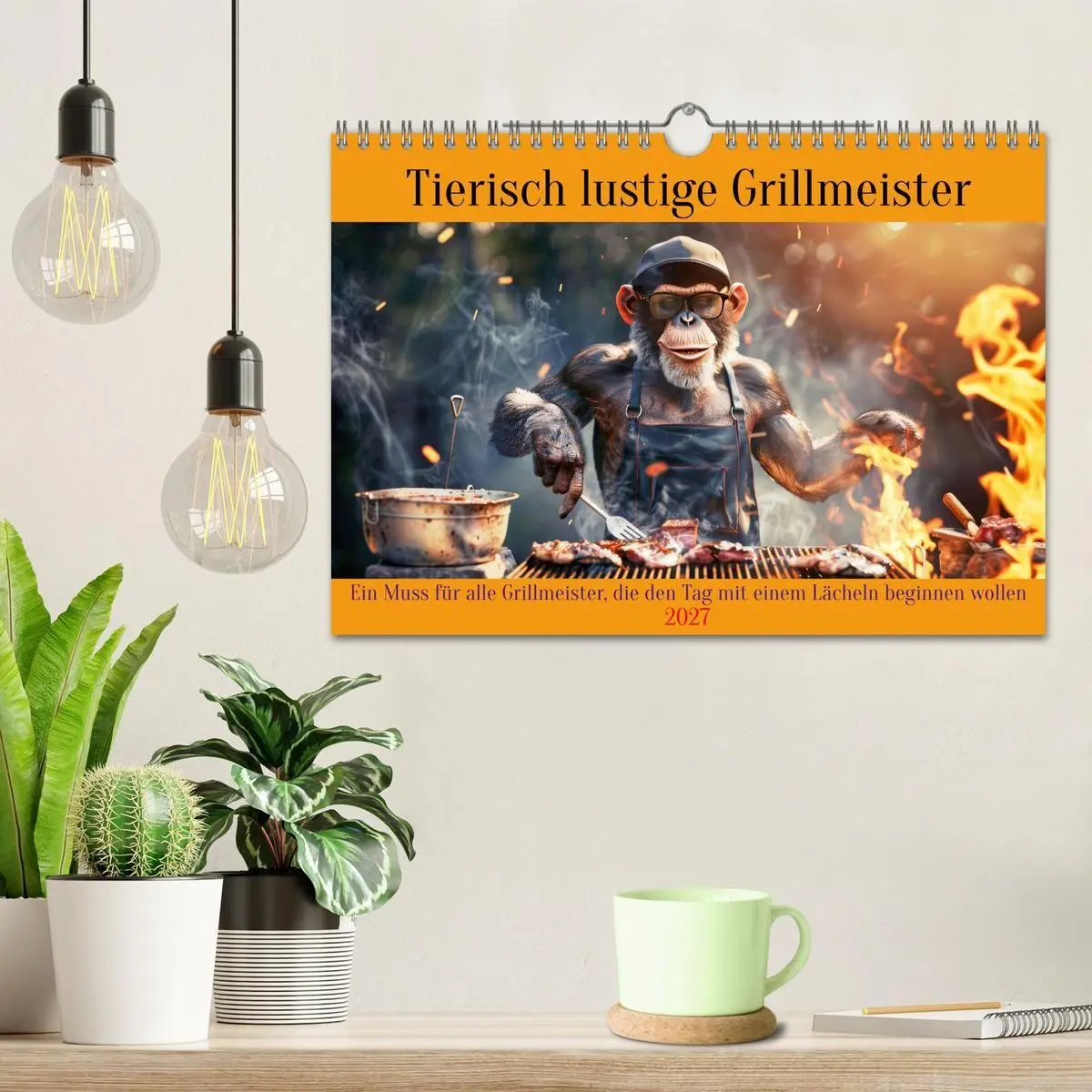 Bild: 9783569071421 | Tierisch lustige Grillmeister (Wandkalender 2027 DIN A4 quer),...