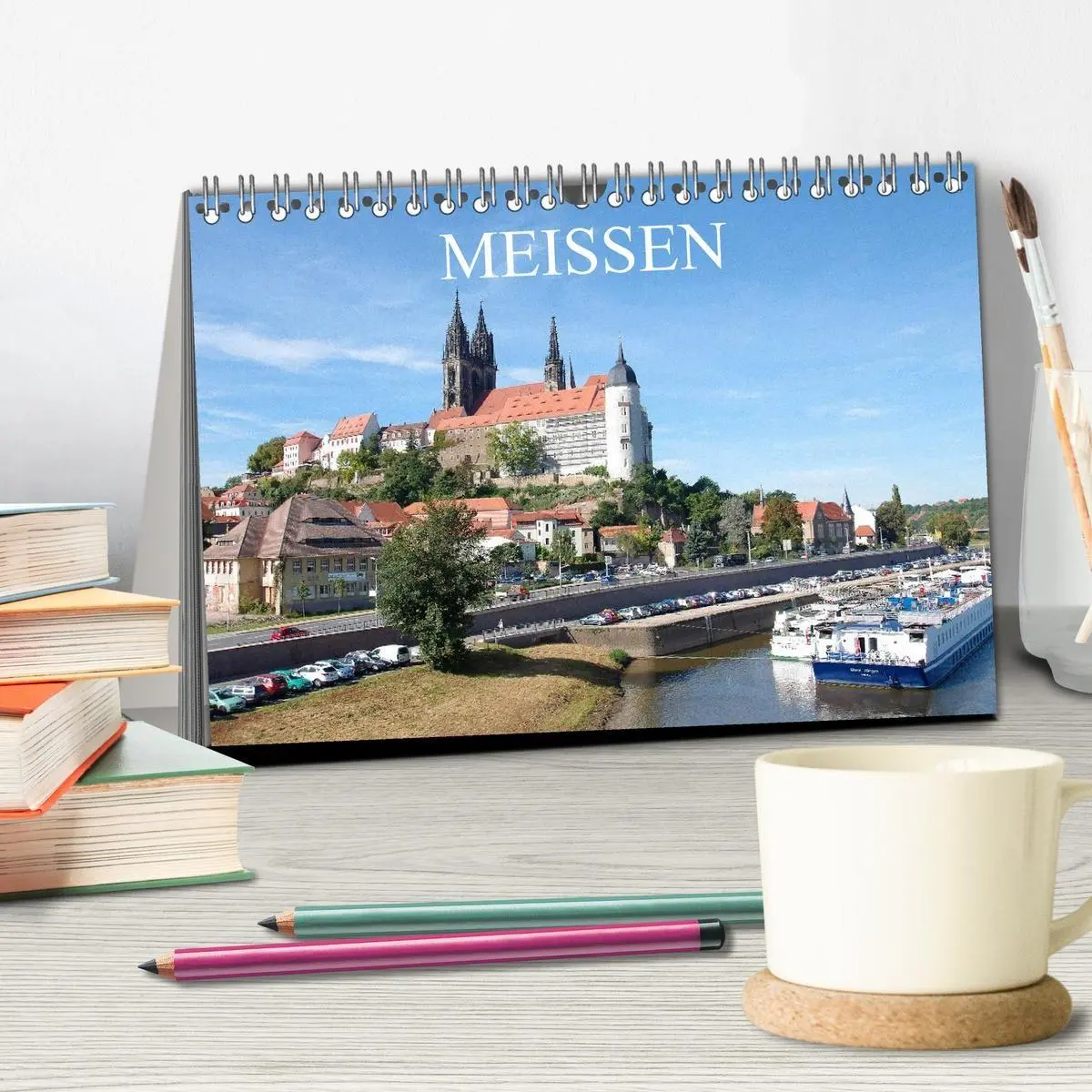 Bild: 9783569901421 | Meißen (Tischkalender 2027 DIN A5 quer), CALVENDO Monatskalender