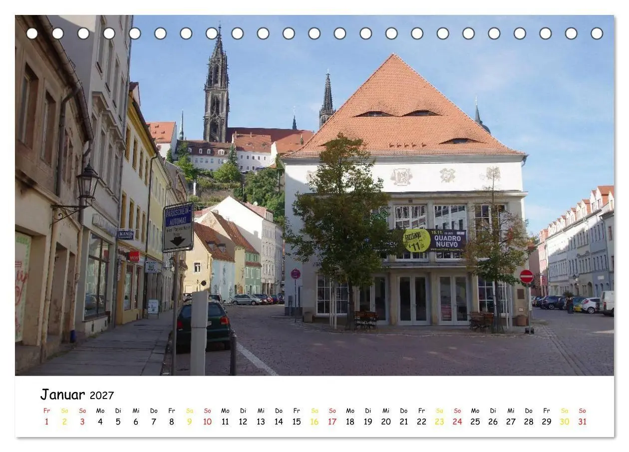 Bild: 9783569901421 | Meißen (Tischkalender 2027 DIN A5 quer), CALVENDO Monatskalender