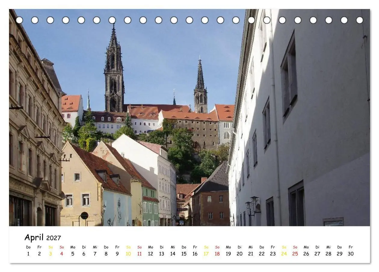 Bild: 9783569901421 | Meißen (Tischkalender 2027 DIN A5 quer), CALVENDO Monatskalender