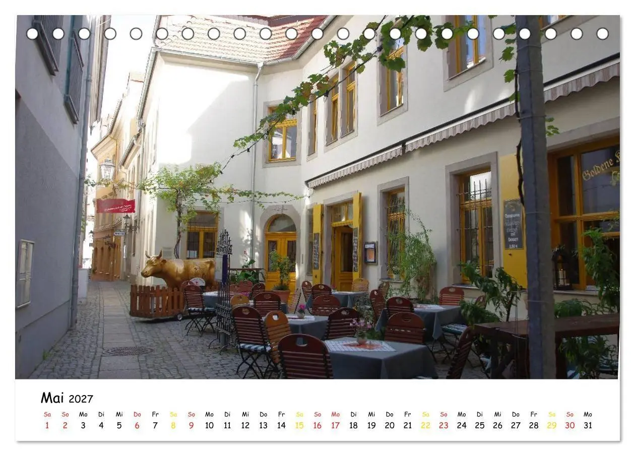 Bild: 9783569901421 | Meißen (Tischkalender 2027 DIN A5 quer), CALVENDO Monatskalender