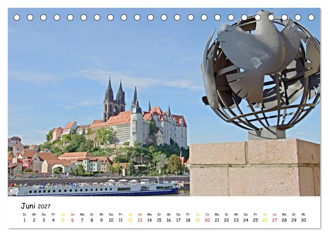Bild: 9783569901421 | Meißen (Tischkalender 2027 DIN A5 quer), CALVENDO Monatskalender