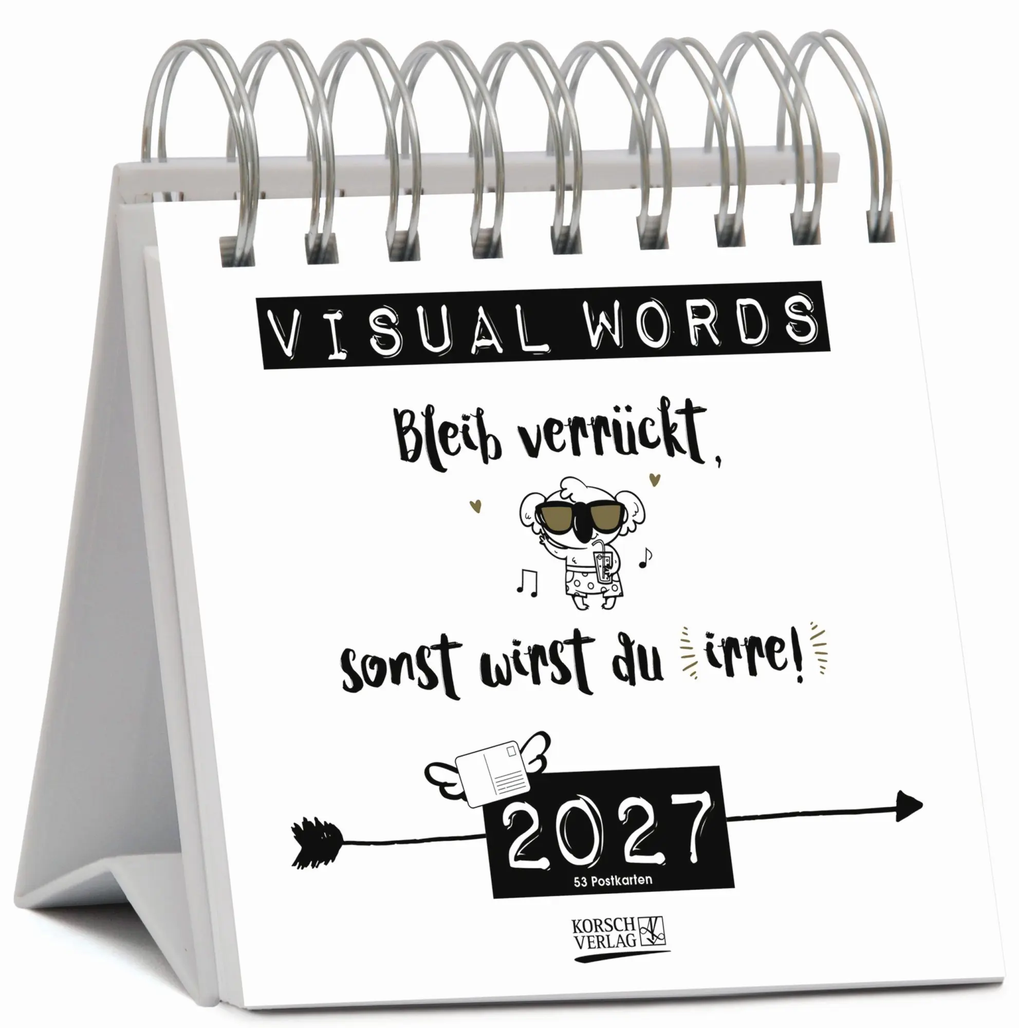 Cover: 9783819301421 | Visual Words 2027 | Korsch Verlag | Kalender | 54 S. | Deutsch | 2027