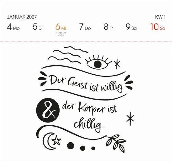 Bild: 9783819301421 | Visual Words 2027 | Korsch Verlag | Kalender | 54 S. | Deutsch | 2027