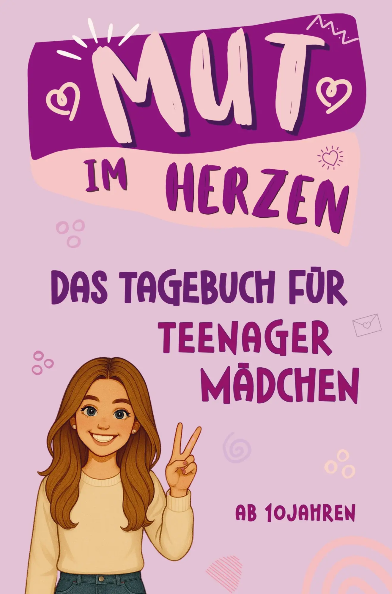 Cover: 9789403801421 | Mut im Herzen - Tagebuch für Teenager Mädchen | Tessa Pfau | Buch