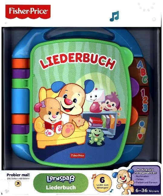 Cover: 887961041521 | Lernspaß Liederbuch | Fisher-Price® | CDH40 | Deutsch | 2016 | Mattel