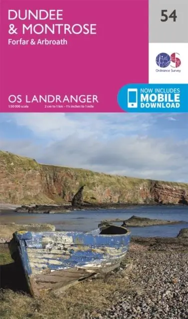 Cover: 9780319261521 | Dundee &amp; Montrose, Forfar &amp; Arbroath | Ordnance Survey | (Land-)Karte