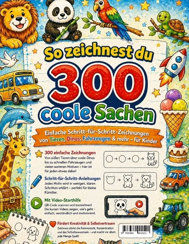 Bild: 9783384901521 | So zeichnest du 300 coole Dinge | Dominik Mikulaschek | Taschenbuch