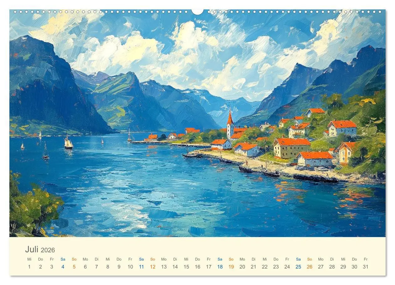 Bild: 9783457401521 | Impressionistische Naturlandschaften (Wandkalender 2026 DIN A2...