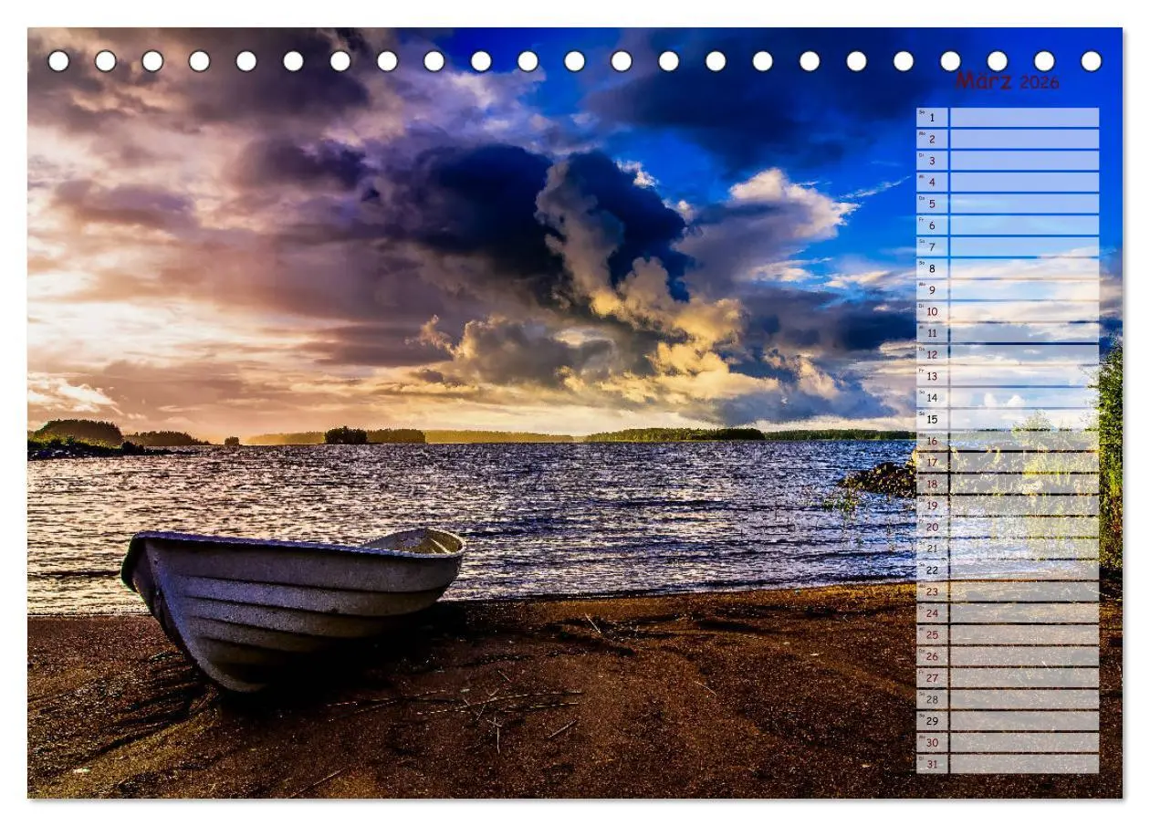 Bild: 9783457881521 | Finnlands raue Schönheit (Tischkalender 2026 DIN A5 quer), CALVENDO...