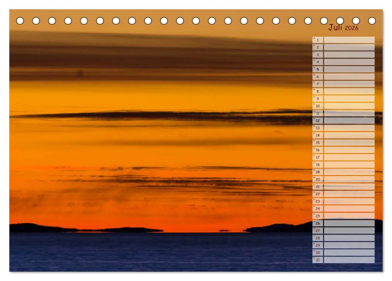 Bild: 9783457881521 | Finnlands raue Schönheit (Tischkalender 2026 DIN A5 quer), CALVENDO...