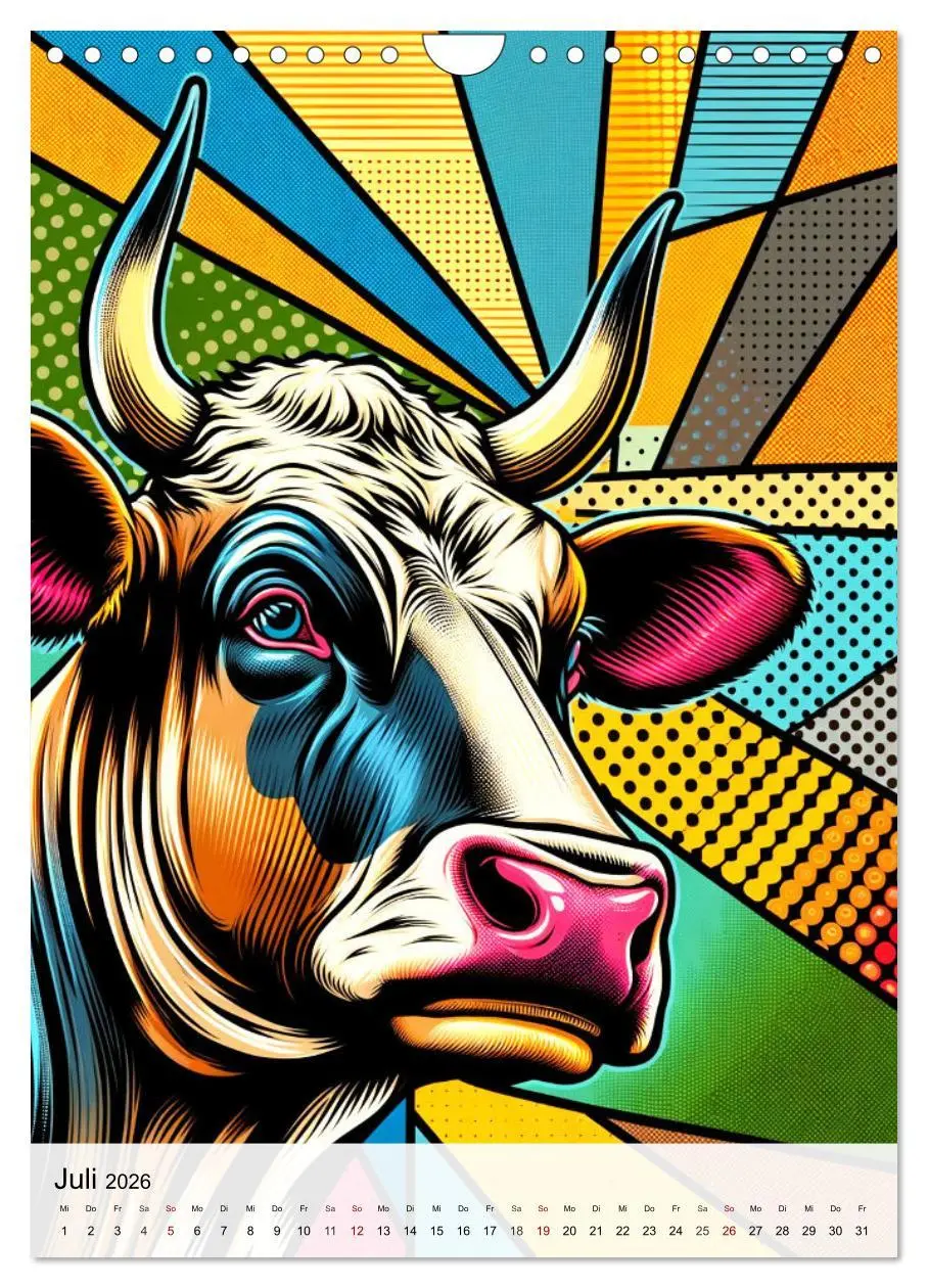 Bild: 9783516281521 | Pop Art - In der Ära der Künstlichen Intelligenz (Wandkalender 2026...