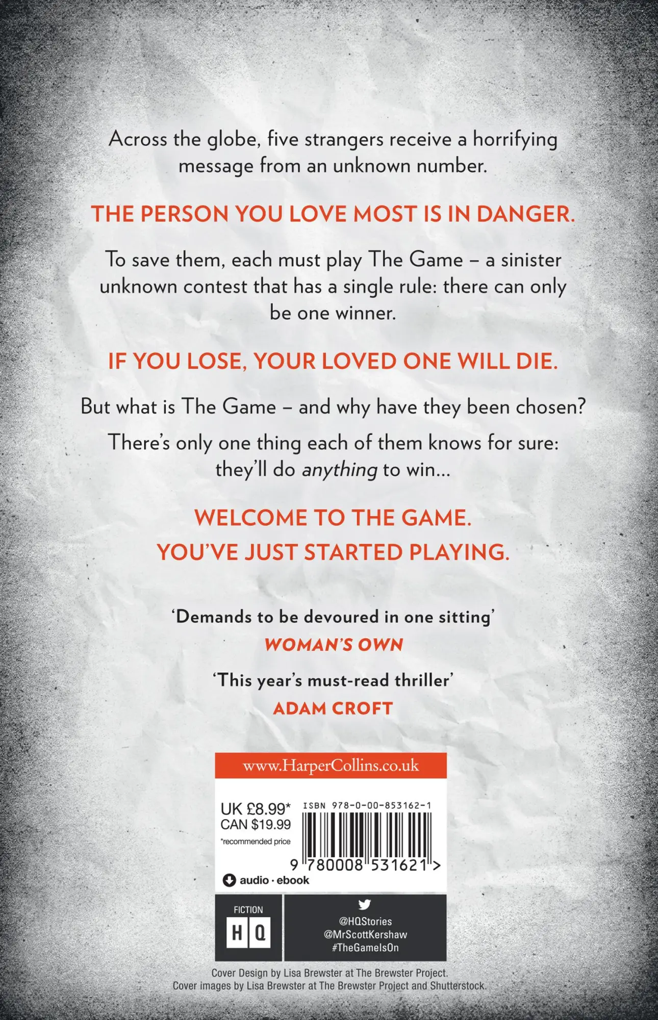 Rückseite: 9780008531621 | The Game | Scott Kershaw | Taschenbuch | Kartoniert / Broschiert