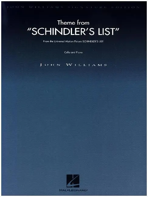 Cover: 9781495071621 | Theme from Schindler's List, Cello and Piano | John Williams | Buch