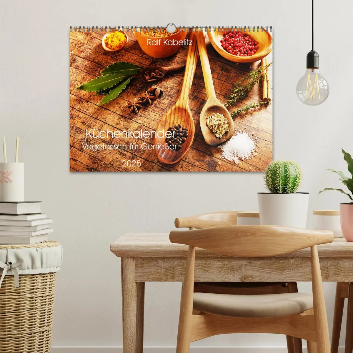 Bild: 9783383901621 | Küchenkalender Vegetarisch für Genießer 2025 (Wandkalender 2025 DIN...
