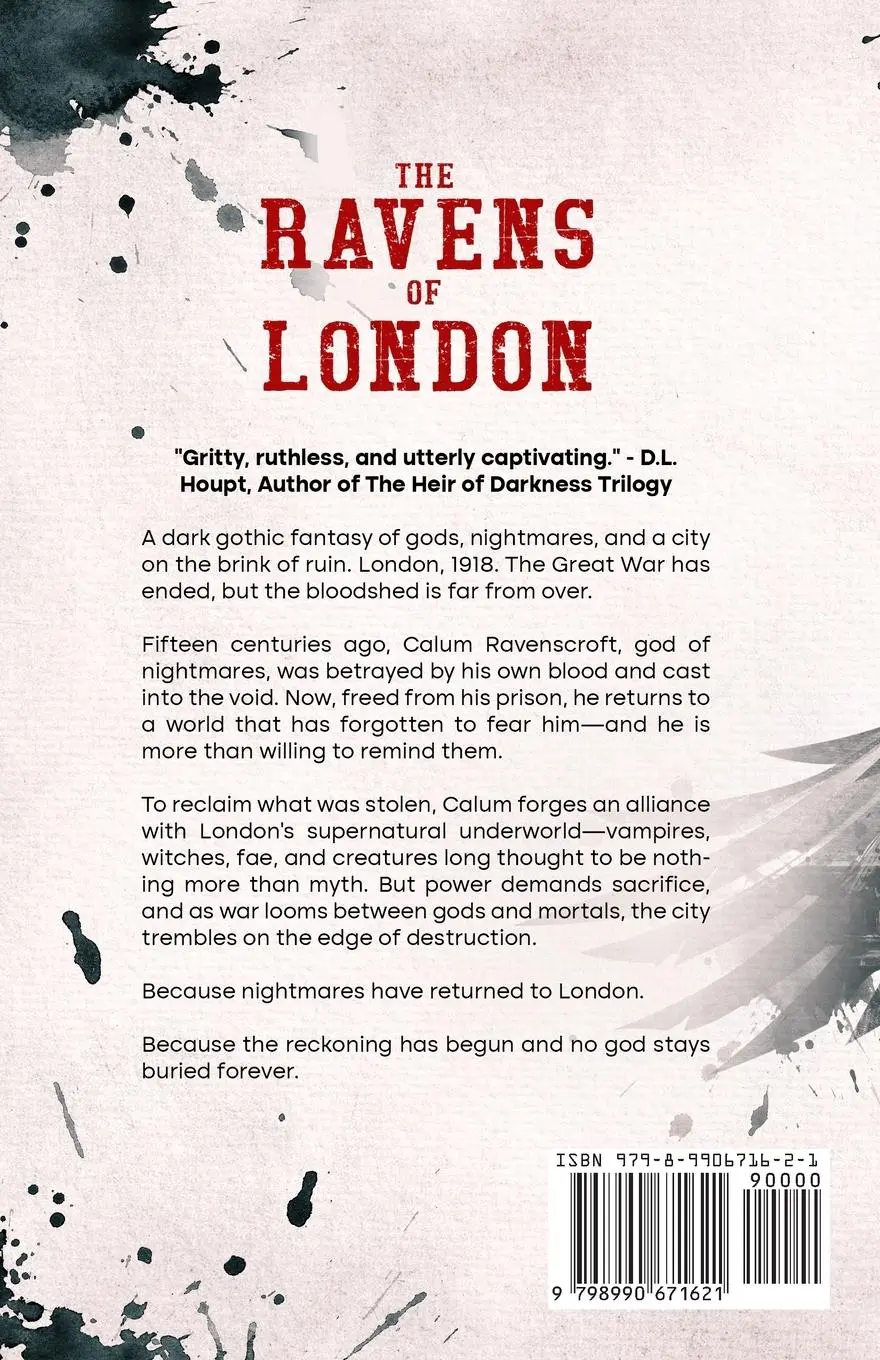 Rückseite: 9798990671621 | The Ravens of London | Ryen Santana | Taschenbuch | Englisch | 2025