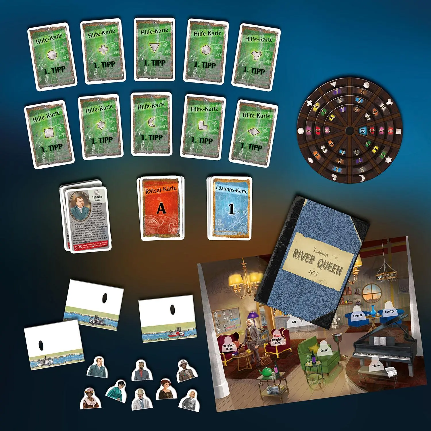 Bild: 4002051691721 | EXIT - Der Raub auf dem Mississippi | 1 - 4 Spieler | Brand | Spiel