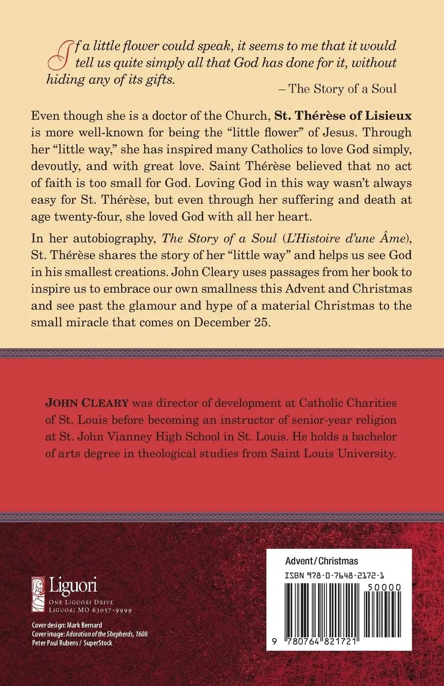 Rückseite: 9780764821721 | Advent Christmas Wisdom St Therese of Li | John Cleary | Taschenbuch