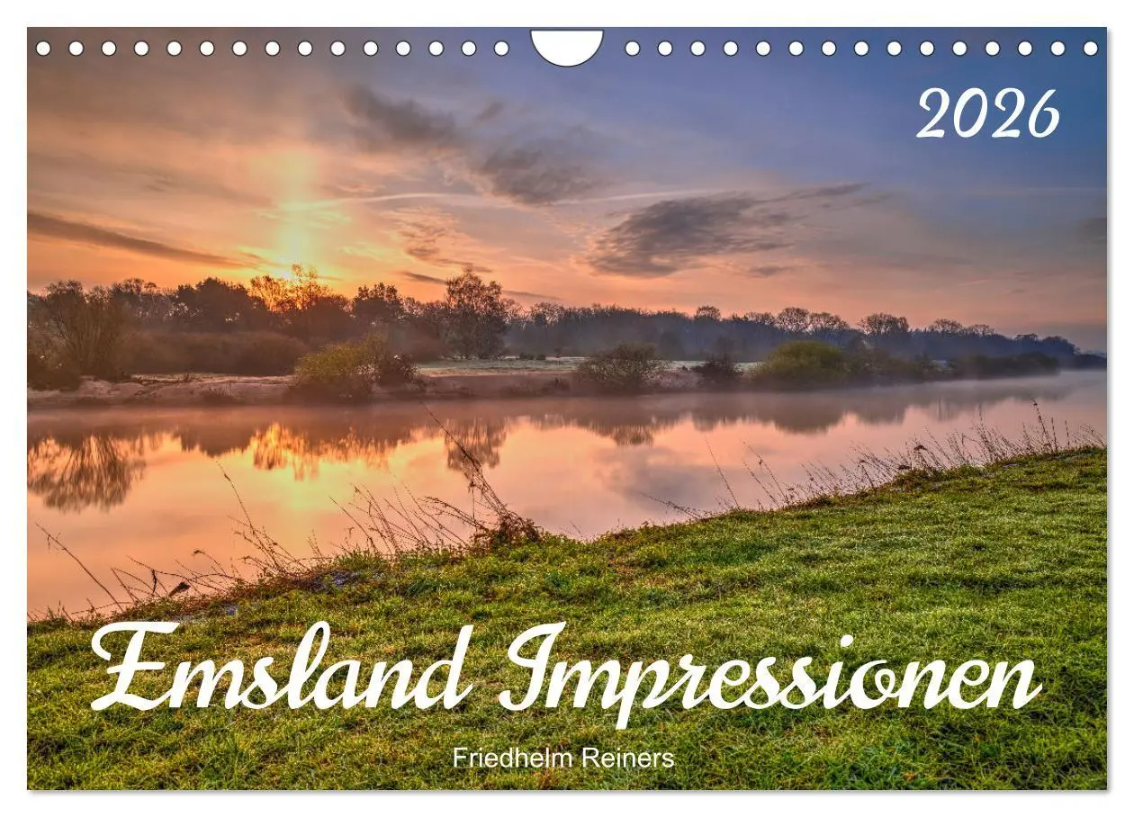 Cover: 9783457311721 | Emsland Impressionen (Wandkalender 2026 DIN A4 quer), CALVENDO...