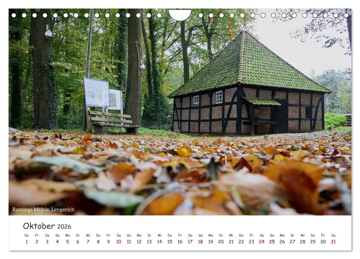 Bild: 9783457311721 | Emsland Impressionen (Wandkalender 2026 DIN A4 quer), CALVENDO...