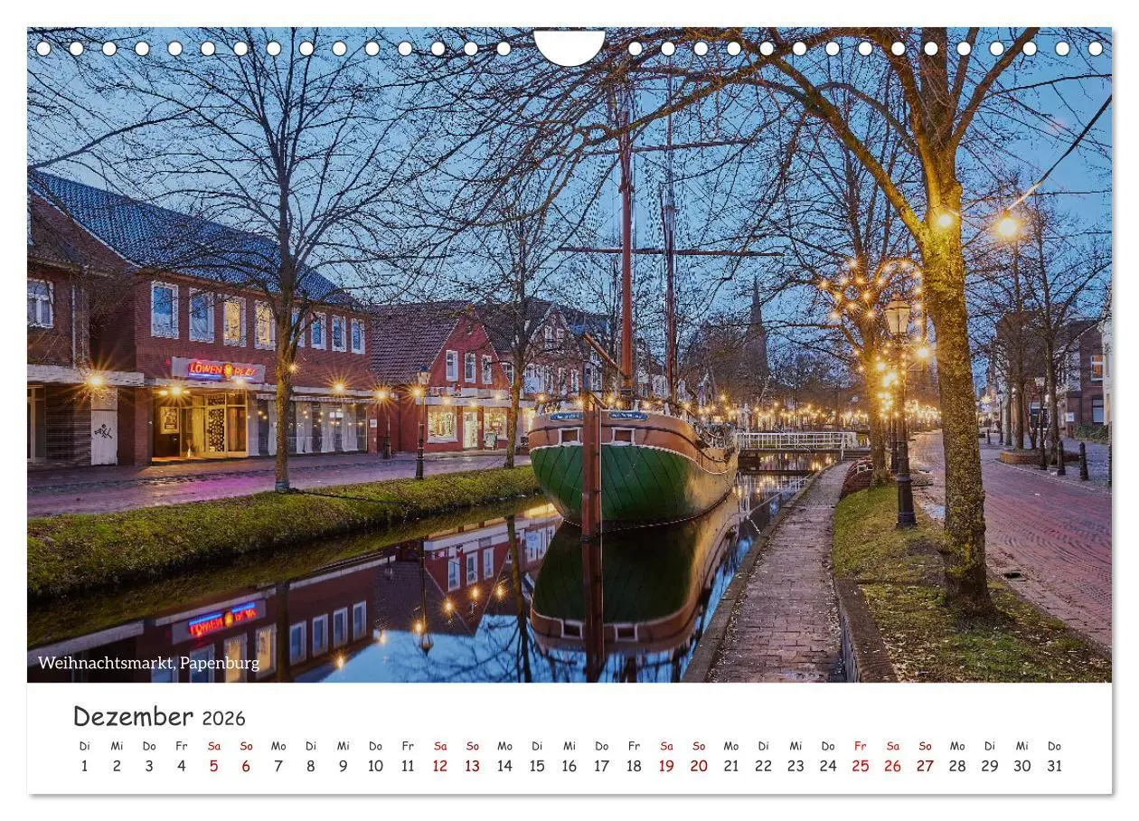 Bild: 9783457311721 | Emsland Impressionen (Wandkalender 2026 DIN A4 quer), CALVENDO...