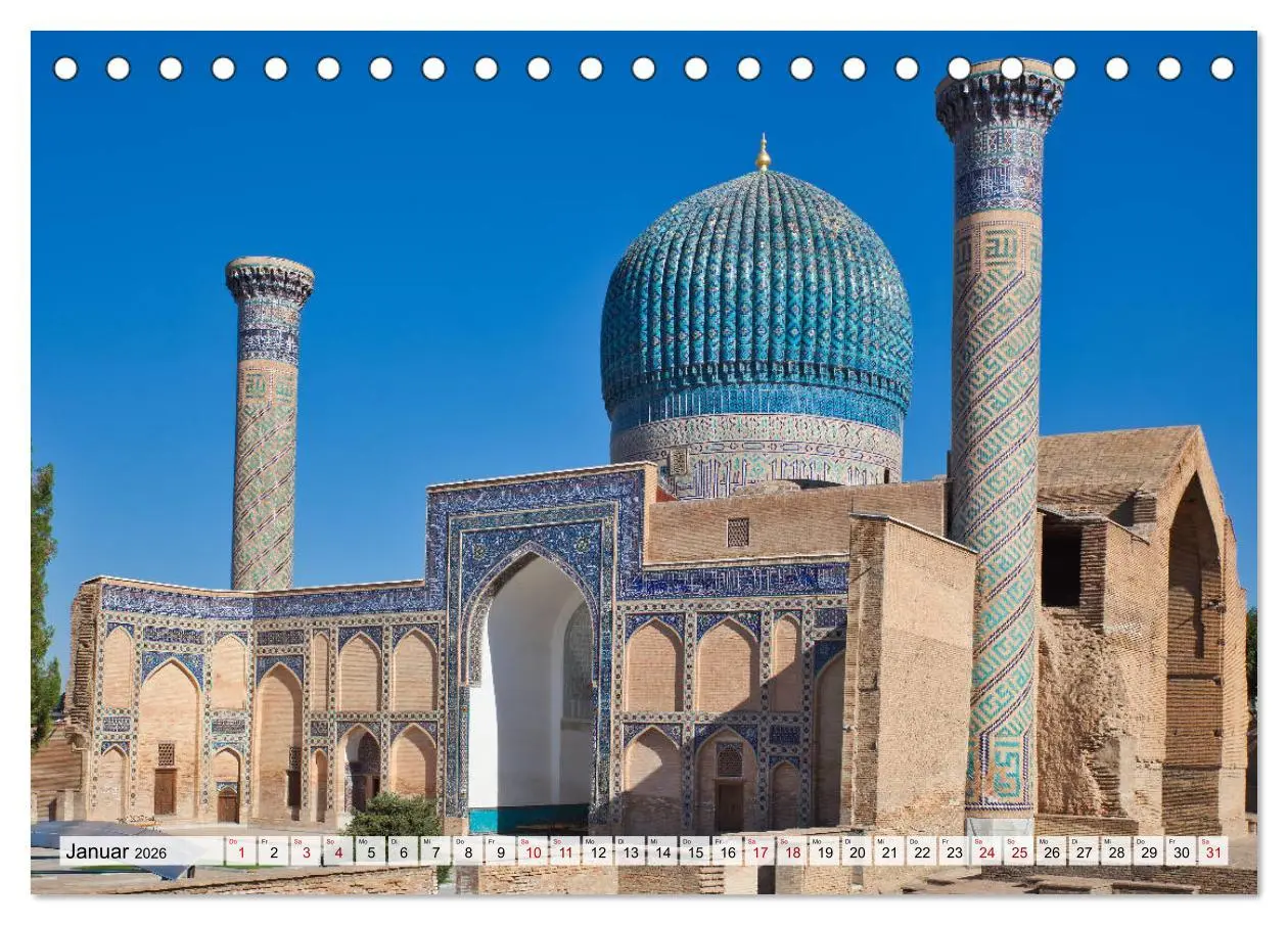 Bild: 9783457931721 | Usbekistan Mythos Seidenstraße hautnah (Tischkalender 2026 DIN A5...