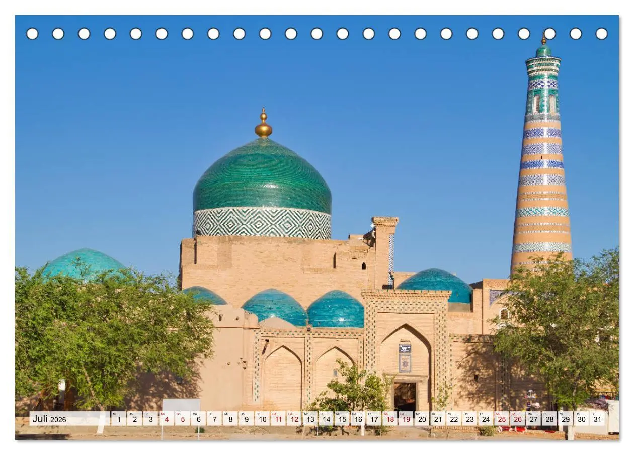 Bild: 9783457931721 | Usbekistan Mythos Seidenstraße hautnah (Tischkalender 2026 DIN A5...