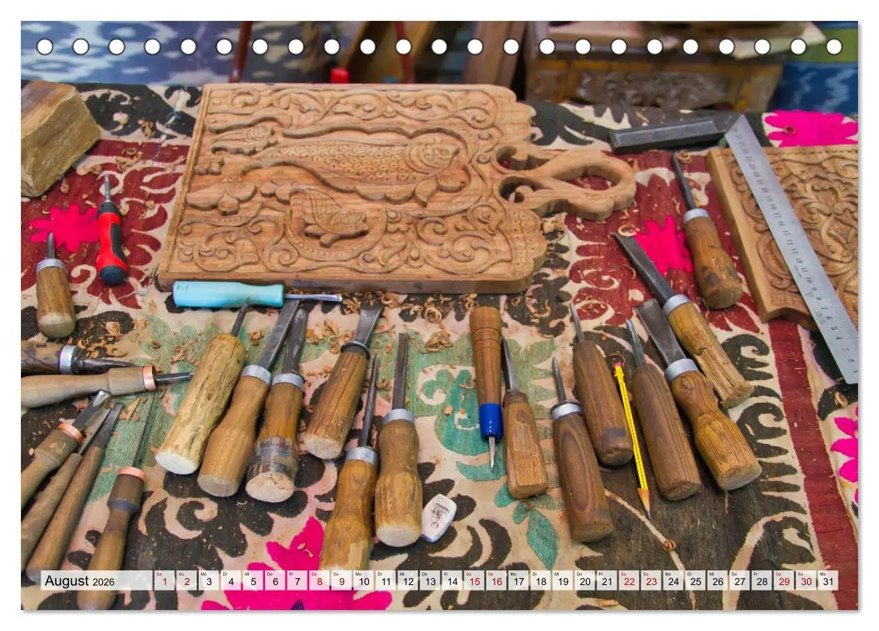 Bild: 9783457931721 | Usbekistan Mythos Seidenstraße hautnah (Tischkalender 2026 DIN A5...