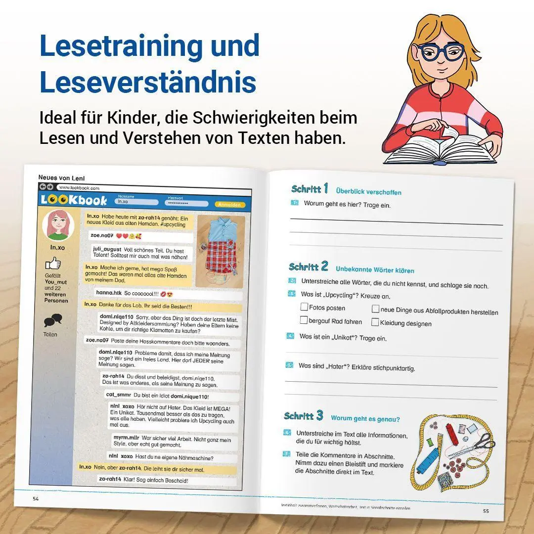 Bild: 9783619841721 | Das Übungsheft Lesen 8 | Sabine Stehr | Broschüre | 64 S. | Deutsch