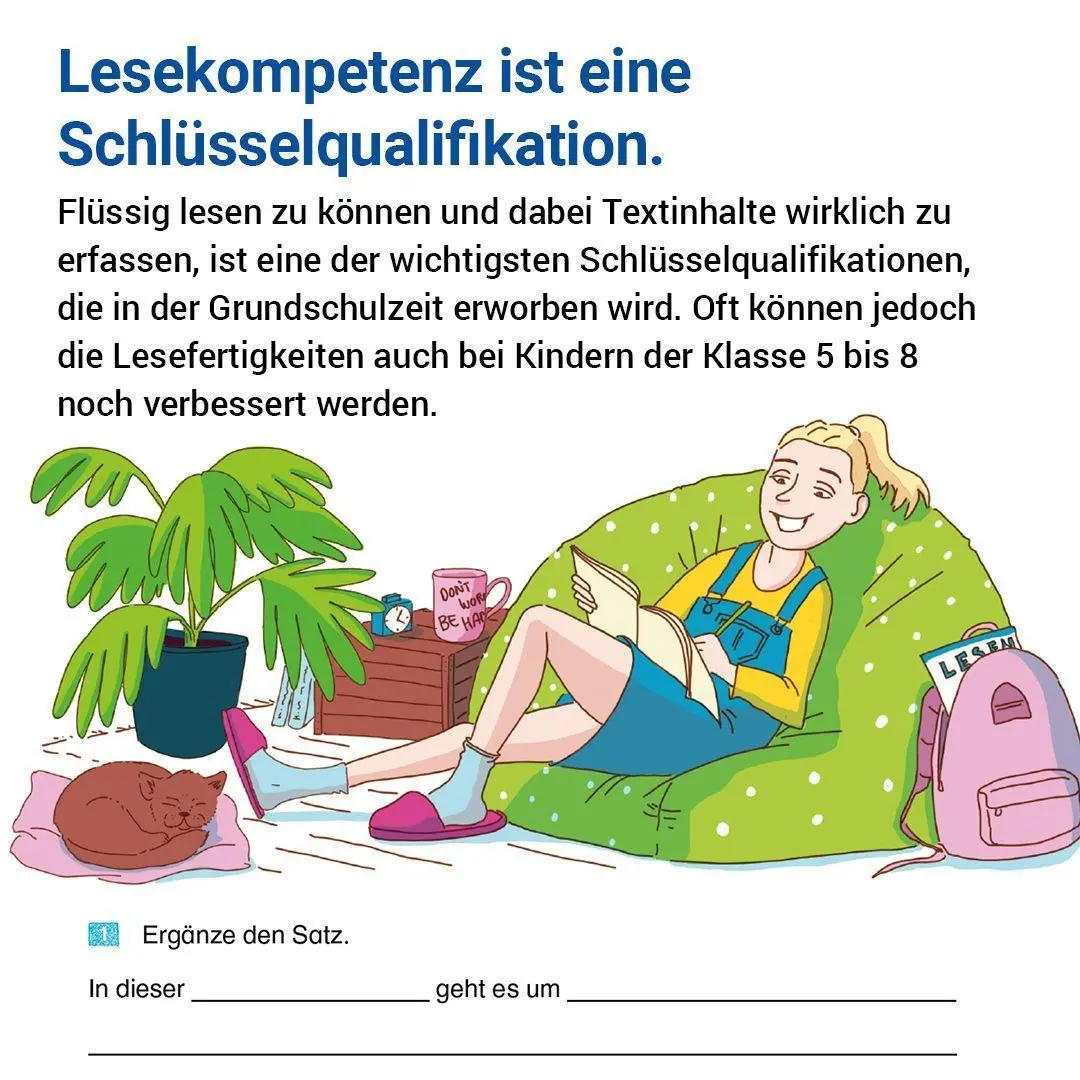 Bild: 9783619841721 | Das Übungsheft Lesen 8 | Sabine Stehr | Broschüre | 64 S. | Deutsch